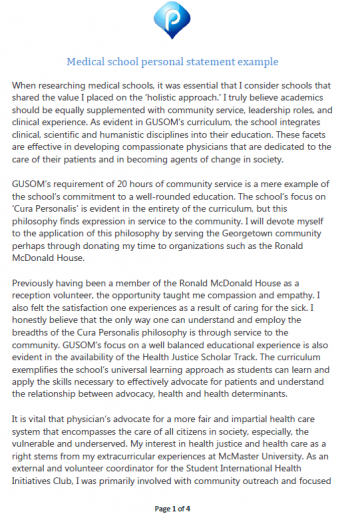 brighton and sussex medical school personal statement